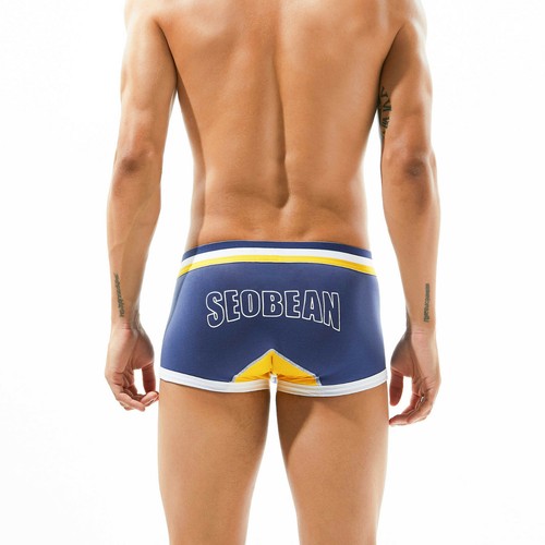 New Seobean Men's Comfortable Underwear Breathable Trunks Cotton Boxer Briefs - Picture 14 of 16