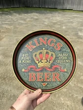 Kings Beer Tray From The Kings Brewery, Brooklyn, NY