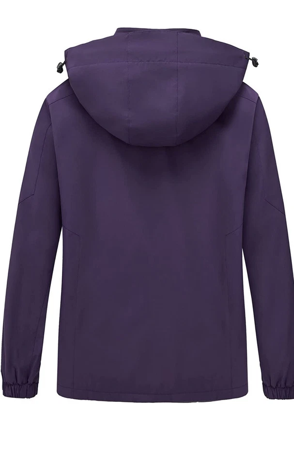Diamond Candy Women's Rain Jacket Waterproof Lightweight Hiking Coat Size S - Image 2 of 3