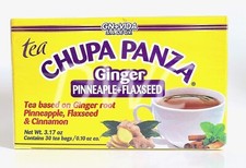 Chupa Panza Detox Ginger Tea 30 Day Supply Te Chupa Pansa de Jengibre 30 bags