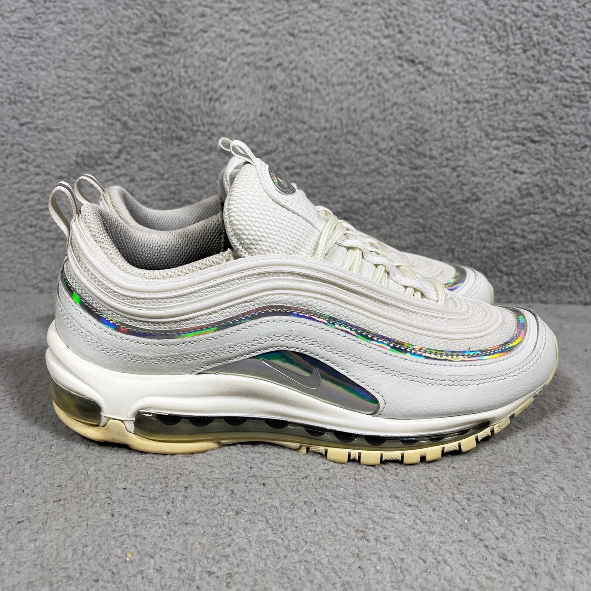 Air max 97 metallic silver cheap white