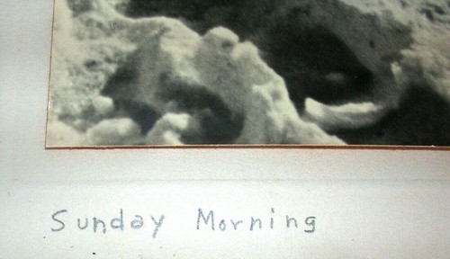 1940 Foto de gabinete, firmada y titulada por Richard Homer Brown, domingo por la mañana - Imagen 3 de 4