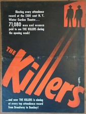 THE KILLERS, Burt Lancaster, Ava Gardner, 1946 Pressbook 492