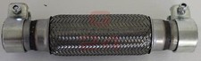 Flexrohr Flexstück Flexibles Krümmerrohr Hosenrohr 45x200x300mm mit Schellen