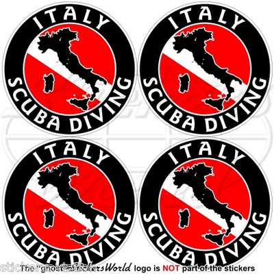 GERMANIA SCUBA DIVING Subacquea Bandiera Mappa Forma 100mm(4