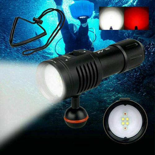 Scuba Diving Underwater 100M Video / Camera Photography Light Torch Flashlight*/ - Picture 11 of 14