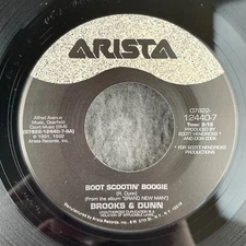 BROOKS & DUNN Boot Scootin' Boogie / Lost And Found 45 Arista 12440-7 UNPLAYED
