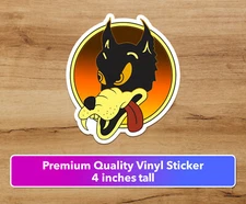 Grateful Dead Dire Wolf High-quality Vinyl Sticker 4 In Jerry Garcia Deadhead