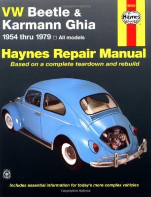 VW Beetle and Karmann Ghia 1954 through 1979 All Models by Ken 