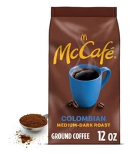 McCafe Colombian, Medium-Dark Roast Ground Coffee, 12 oz Bag