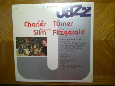 SEALED ITALY EUROPA LP RECORD/RAY CHARLES,MEMPHIS SLIM,JOE TURNER,ELLA FITZGERAL