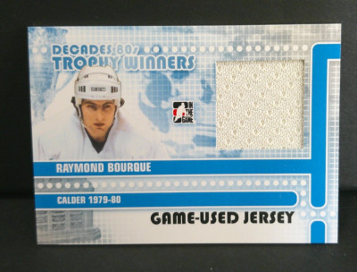 2010-11 ITG Decade 80s Game Used Jersey Raymond Bourque #TWJ-01