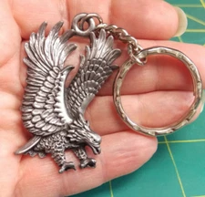 Metal Eagle Keychain NOS from an Alaska souvenir gift shop that closed down