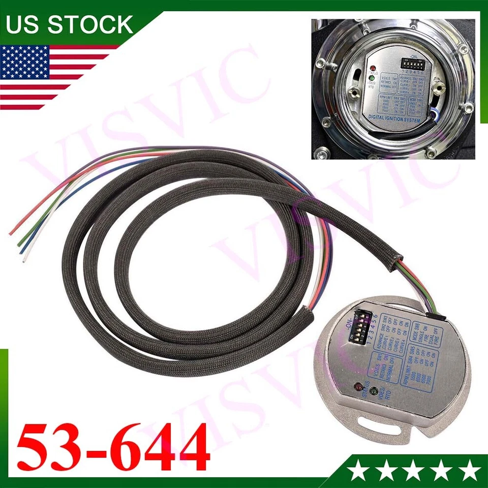 Programmable Single Fire Electronic Ignition Module For Harley Sportster 883 - Imagem 3 de 4