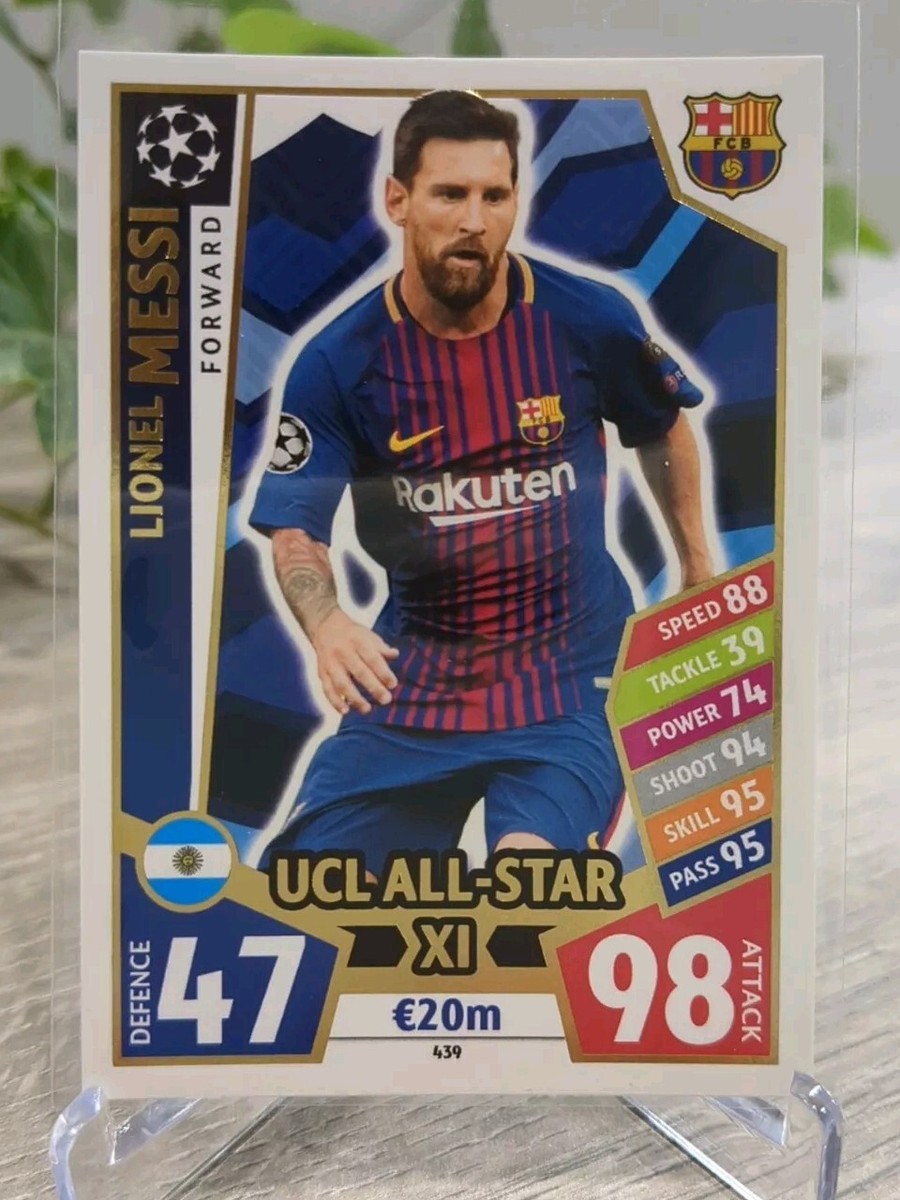 2017-18 Topps UEFA Champions League Match Attax #439 Lionel Messi
