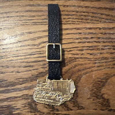 Caterpillar Tractor Co(Peoria, Illinois)Gas 35 Tractor Watch Fob With Strap #245
