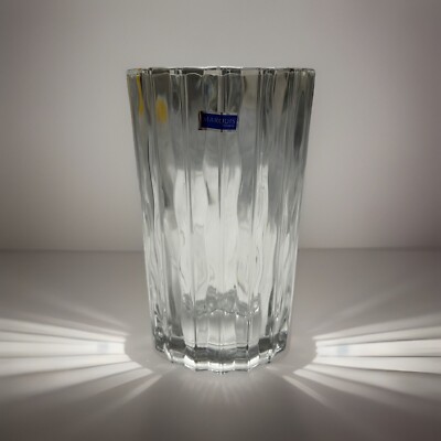 Marquis by Waterford Crystal 8  Oval Vase in Original Box - Mad