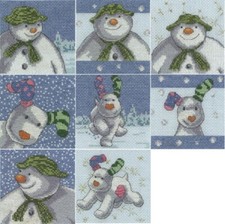 DMC The Snowman and The Snowdog Counted Cross Stitch Kits Choose from 8 Designs