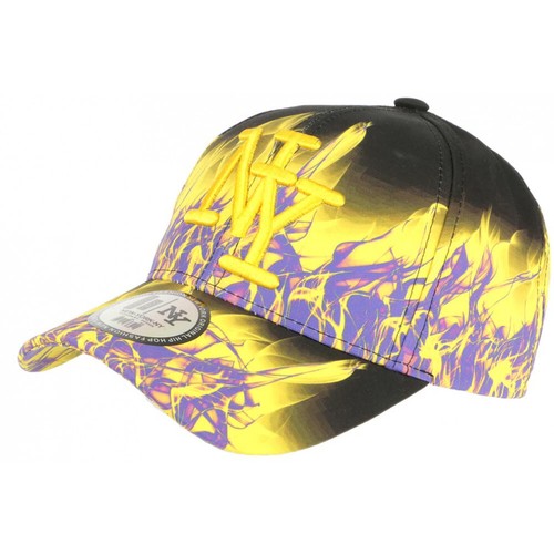 Casquette Baseball NY Orange Et Blanche - Taille Unique, Marque Hip Hop Honour, Neuve Avec étiquette