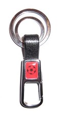 Double Loop Football Keyrings Soccer Keychain With Clasp