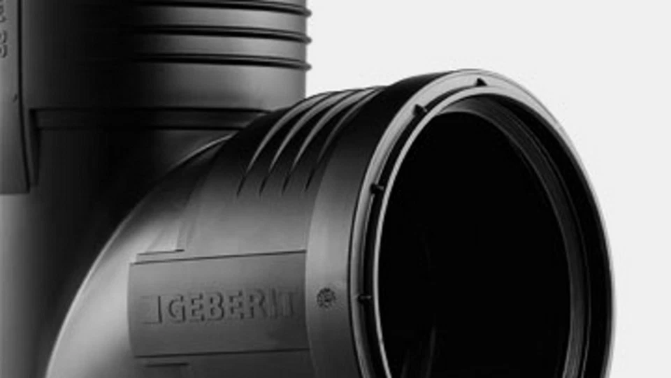 Geberit Silent-PP Rohr, Bogen, Abzweig, Übergäng Reinigungsöffnung Muffe - Bild 3 von 4