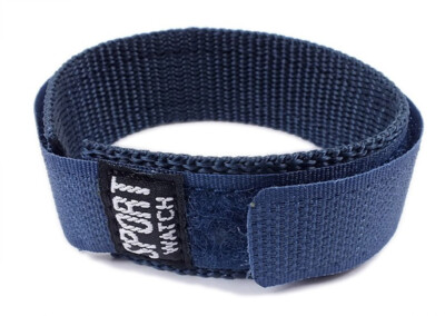 Minott Uhrenarmband Sport-Watch Durchzugsband Band Blau 18 - 20mm 21524