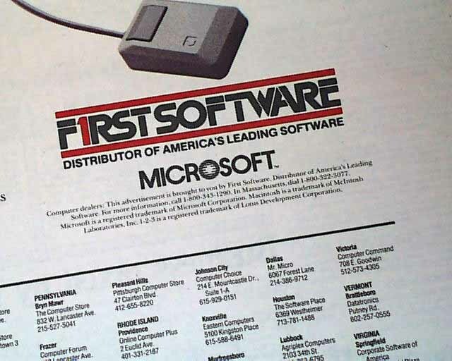 1985 MICROSOFT EXCEL First Version MacIntosh Computers