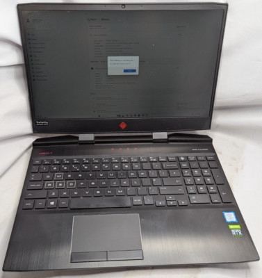 HP OMEN 15 Gaming Laptop, I7-9750H, 16GB RAM, RTX 2060, 512GB SSD Win11 (L656)