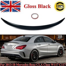 REAR SPOILER FOR Mercedes CLA W117 C117 2013-2019 GLOSS BLACK BODY KIT WING UK