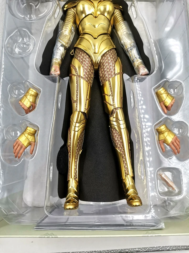 Venta Hot Toys HT MMS577 1/6 Wonder Woman 5.0 Body Hadns Figura Nueva Armadura Dorada Foto 3 de 4