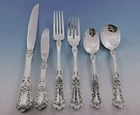 Buttercup by Gorham Sterling Silver Flatware Set 8 Place Size Service 57 pieces