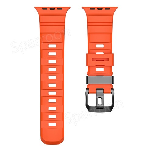 Durable Trail Loop Rugged Silicone Strap for Apple Watch Ultra 2 Band 45/46/49mm - Zdjęcie 28 z 73