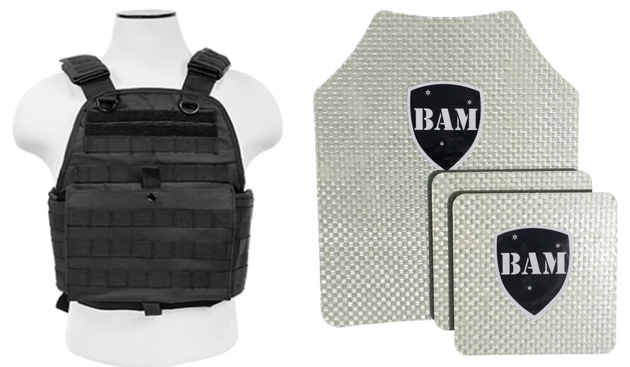 BAM-ARMORCORE Body Armor | Bullet Proof Plates | ArmorCore | Level IIIA 3A 10x12 6x6