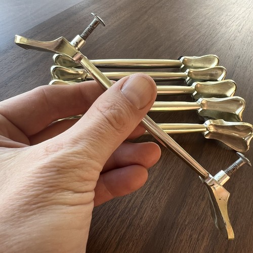 ✨Mid Century Modern Drawer Pulls Dresser Handles #6 Vintage MCM 1950s Hardware - Picture 8 of 9