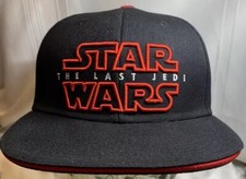 Disney Star Wars The Last Jedi Black Snapback Hat New With Tag Kylo Ren