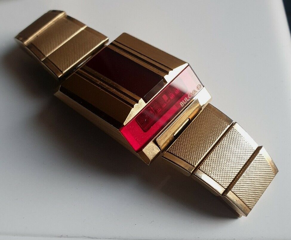 Orologio Watch Bulova Computron 6 Digit Led Vintage,Bulova Orologio Watch Bulova Computron 6 Digit Led Vintage,Bulova