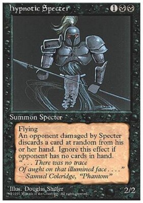 Hypnotic Specter ~ Fourth Edition [ PLAYED ] [ Magic MTG ]