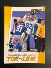 2016 Panini Score Toe the Line Insert Gold #14 Terrance Williams Cowboys