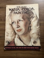 HOW TO DO WATER COLORS Walter T. Foster 5 How to Paint Instructional Vintage