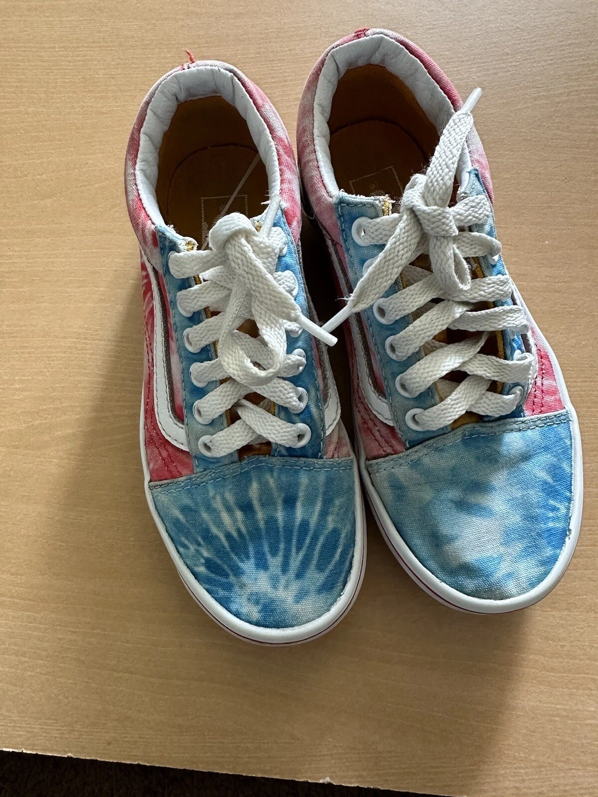 Sneakers casual da ragazza Vans epoca cravatta edizione a blocchi taglia 1 0