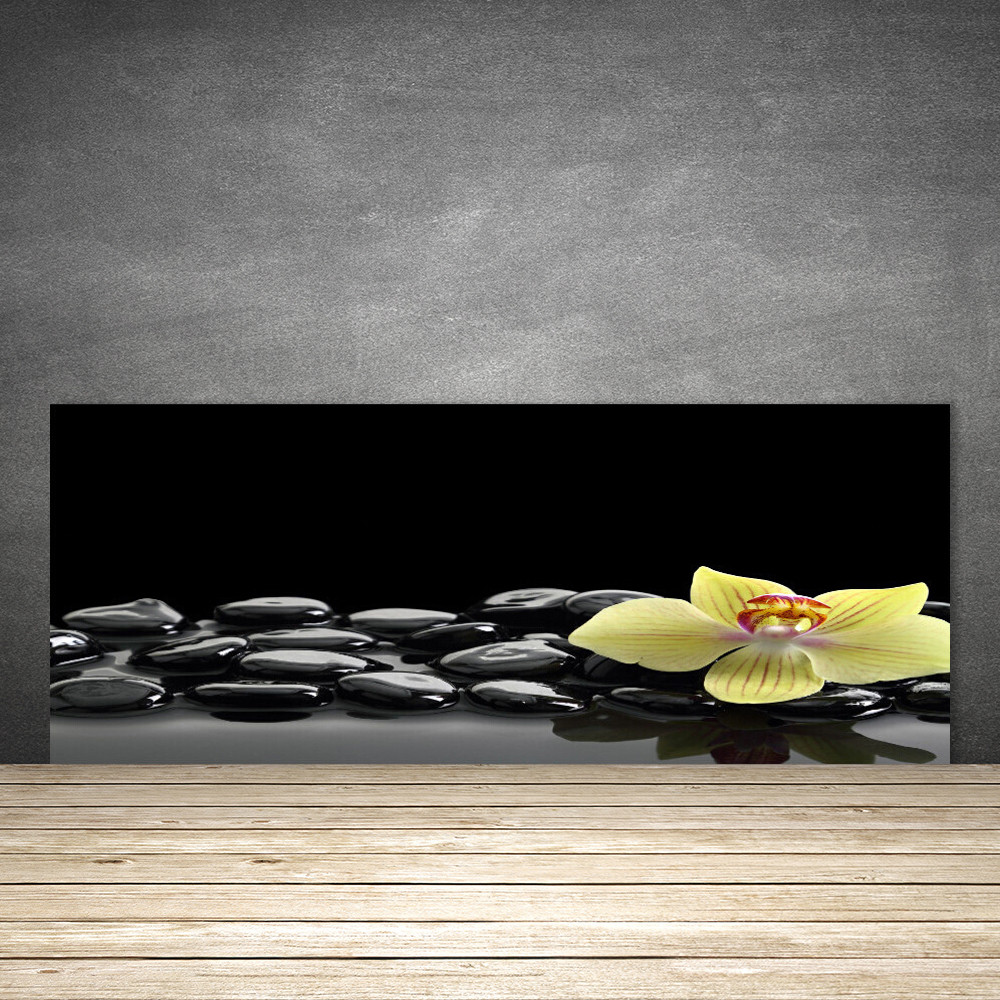 Crédence de cuisine en verre imprimé fleurs pour décorer vos murs
