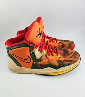 Nike Kyrie Infinity (GS) 1 World 1 People Orange/Green Kids Shoes. Size 6.5Y