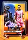 2024 TOPPS CHROME MLS LIONEL MESSI ORANGE REFRACTOR BIG CITY STRIKERS # 18/25