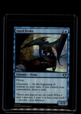 MTG Loyal Drake #104 Uncommon Foil Commander Masters