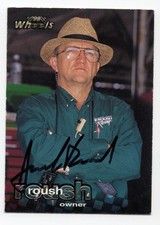 1998 Wheels Jack Roush 80 Nascar Signed Autographed Card