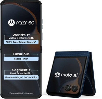 MOTOROLA Razr 60 (Gibraltar Sea, 256 GB 8 GB RAM)Dimensity 7400X Global Version.
