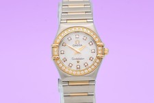 Omega Constellation Ladies Mother of Pearl Steel & YG 1360.75.00
