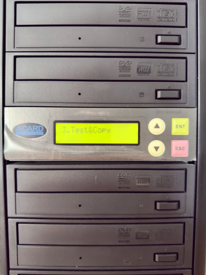 Mint ACARD Technology  1:10 Multi CD DVD RW Disc Burner Copier Duplicator Tower - Image 4 of 4