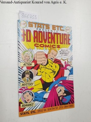 Stats etc Presents 3-D Aventure comics, Action Mystery Romance Stats, etc.: