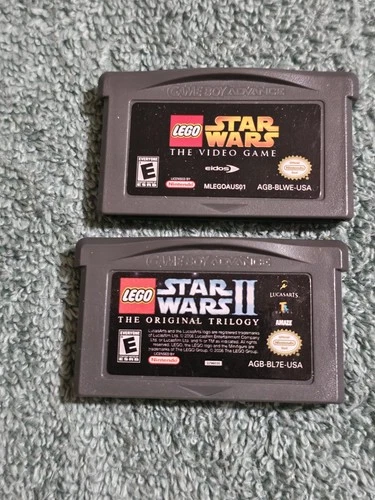LEGO Star Wars 1 2 Nintendo Game Boy Advance Games Authentic, Tested Works